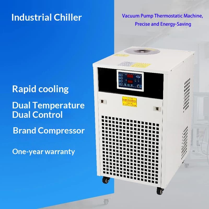 Resfriador de Água de Laboratório de Alta Precisão 0.1C com Compressor Scroll Hermético de Alta Qualidade e Termostato Pequeno Refrigerado a Ar para Laser