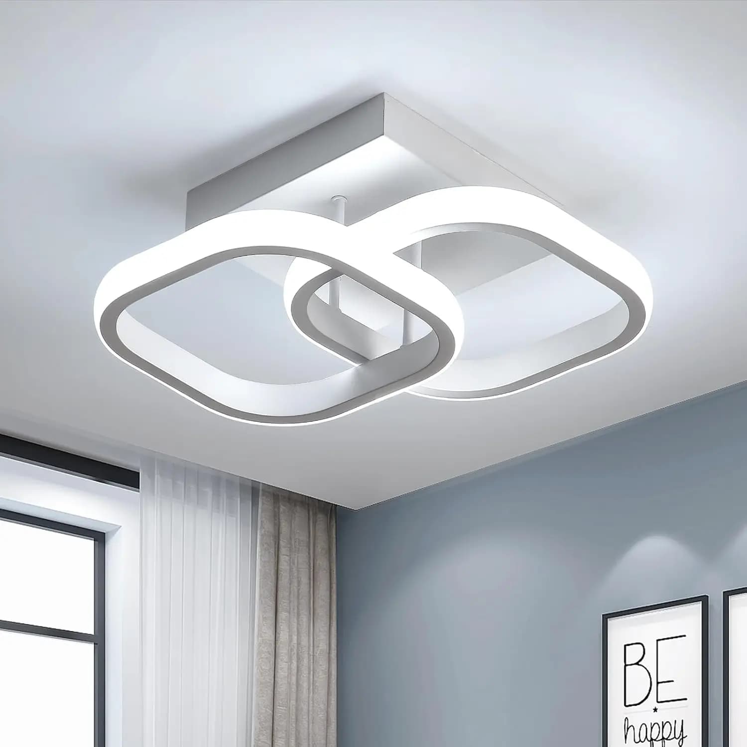 Moderno led luzes de teto quadrado corredor lâmpadas pequeno corredor luminárias teto para corredor cozinha quarto escada sala estar estudo