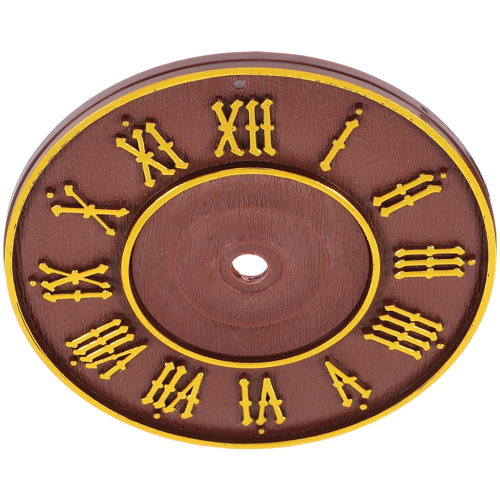 1pc vintage cuco relógio de parede numerais romanos design artístico decoração para casa movimento preciso cronometragem retro pêndulo