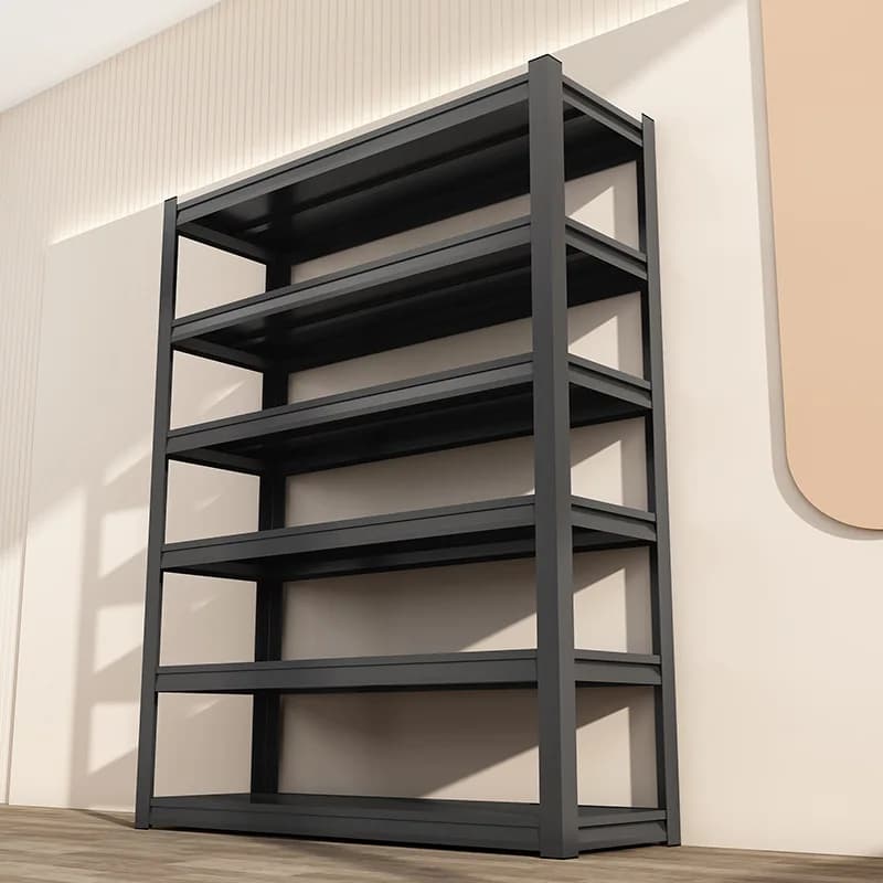 Estante de Armazenamento Multi-Camadas em Aço para Uso Doméstico, Sistema de Organização de Prateleiras para Armazéns Subterr...