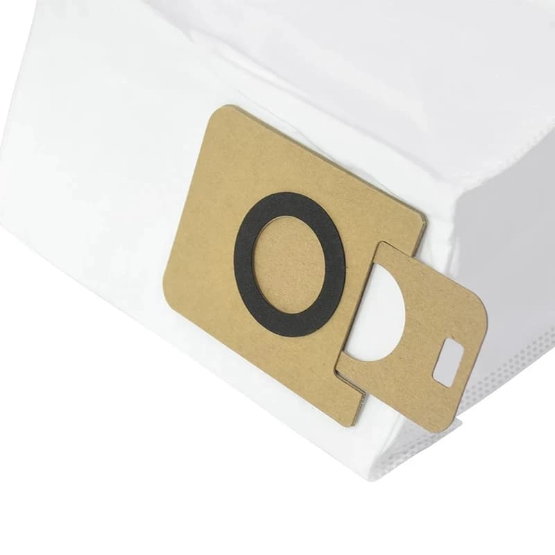 Saco coletor branco com suporte de papelão para aspirador Xiaomi Dreame Bot Z10 Pro