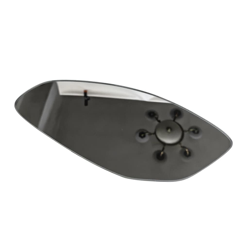 Espelho retrovisor convexo ampliador preto para moto BMW C650GT refletindo lustre de teto