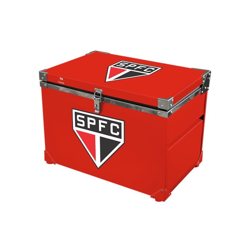 Caixa Térmica 70 Litros Vermelha Cervejas Famosas