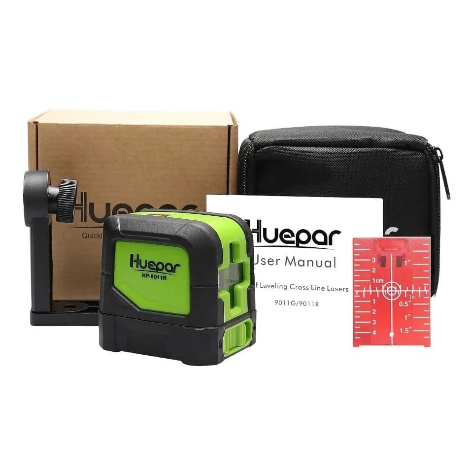 Nível a Laser Huepar M-9011R com caixa e manual