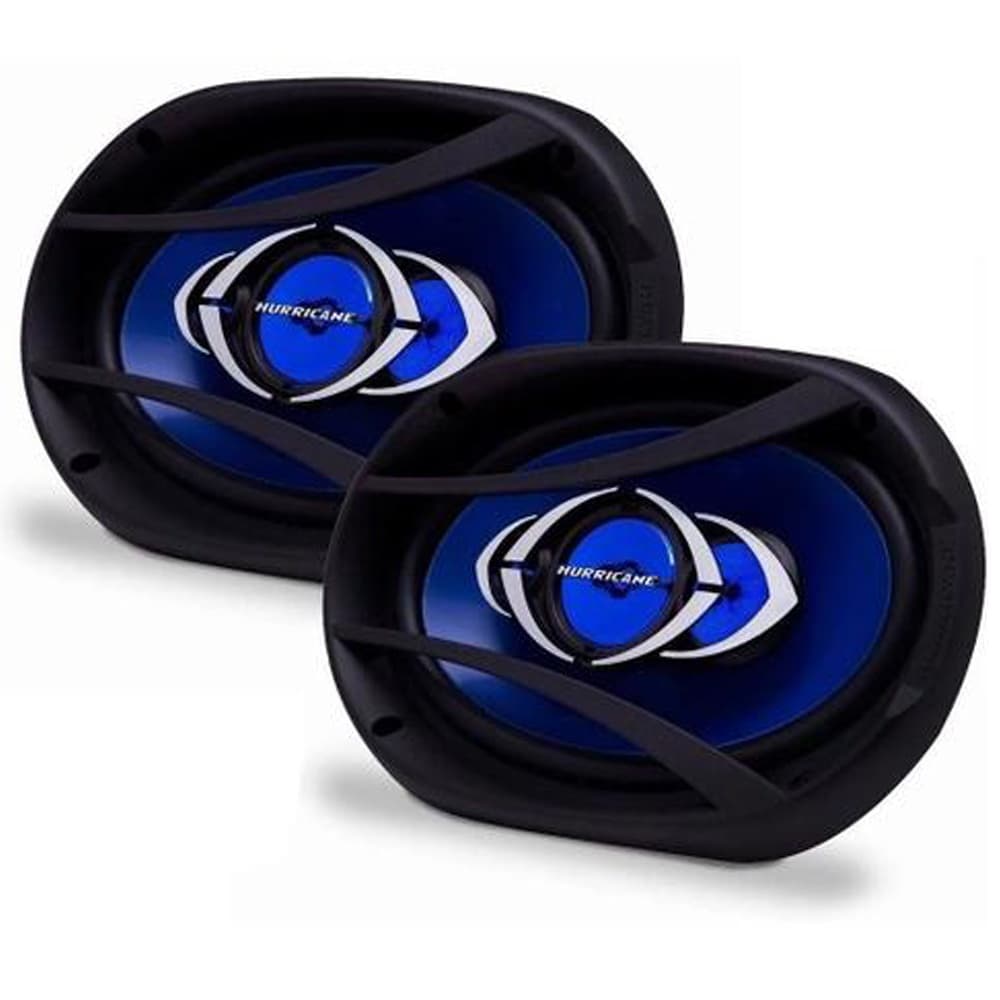 Alto Falante 6x9 Quadriaxial 6x9 Polegadas 90W Rms Cada 4 Ohms Hurricane 180W RMS o Par