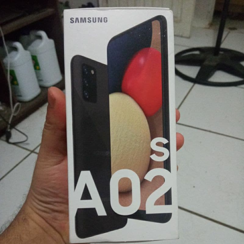 amartphone samsung galaxy A02s tela 6.5 ram 3gb azul 32gb camera tripa lacrado