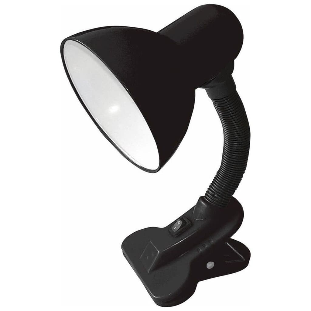 Luminária De Lampada Com Presilha - Luminaria De Mesa Garra Bivolt Leitura Estante Quarto