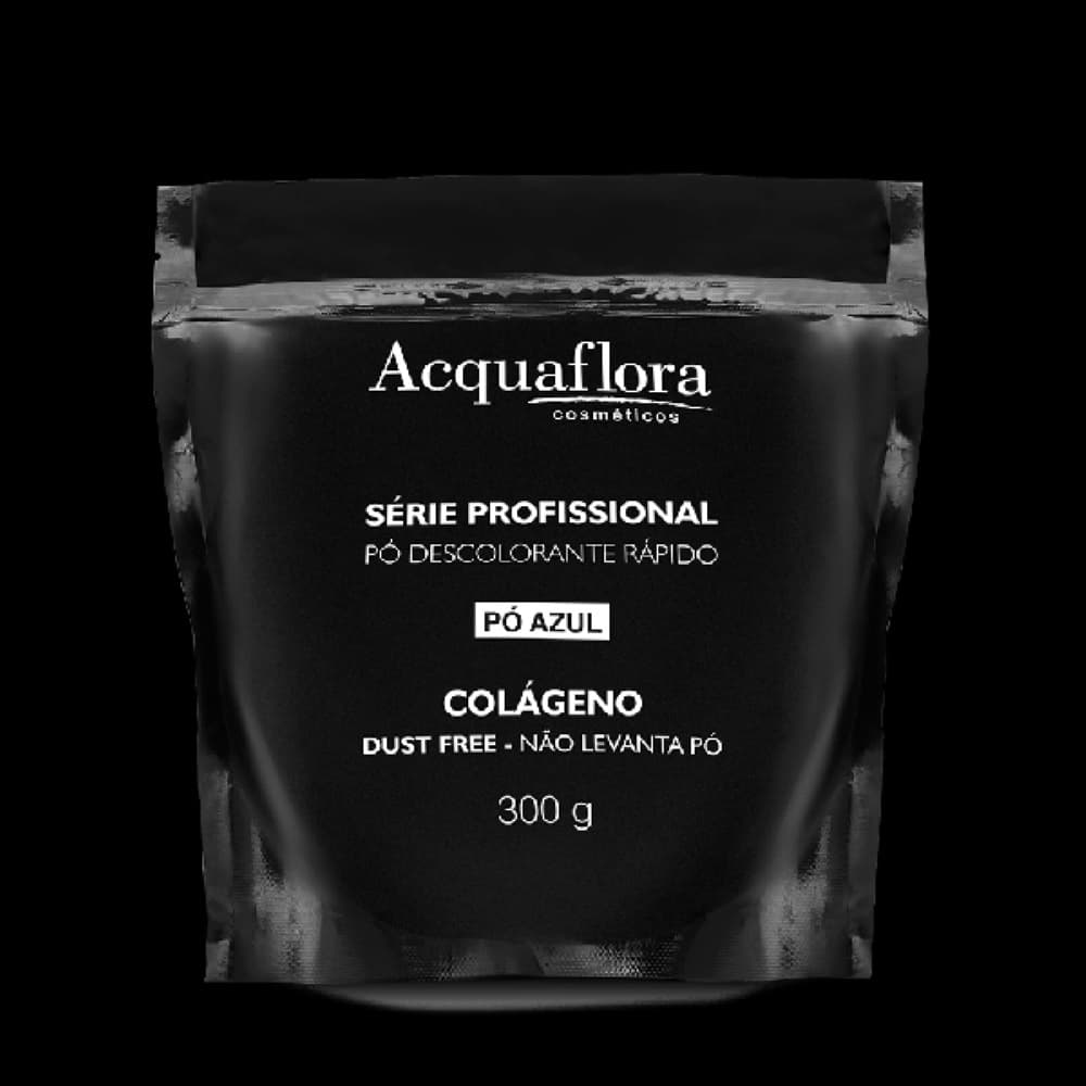 Pó Descolorante  Acquaflora Série Profissional  Pó Azul  300g