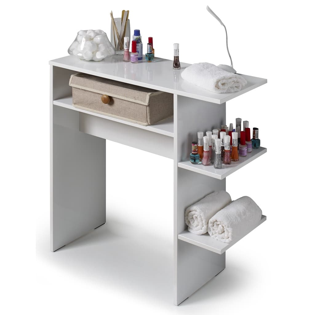 Escrivaninha Manicure Branca MDF Alta Qualidade Branca
