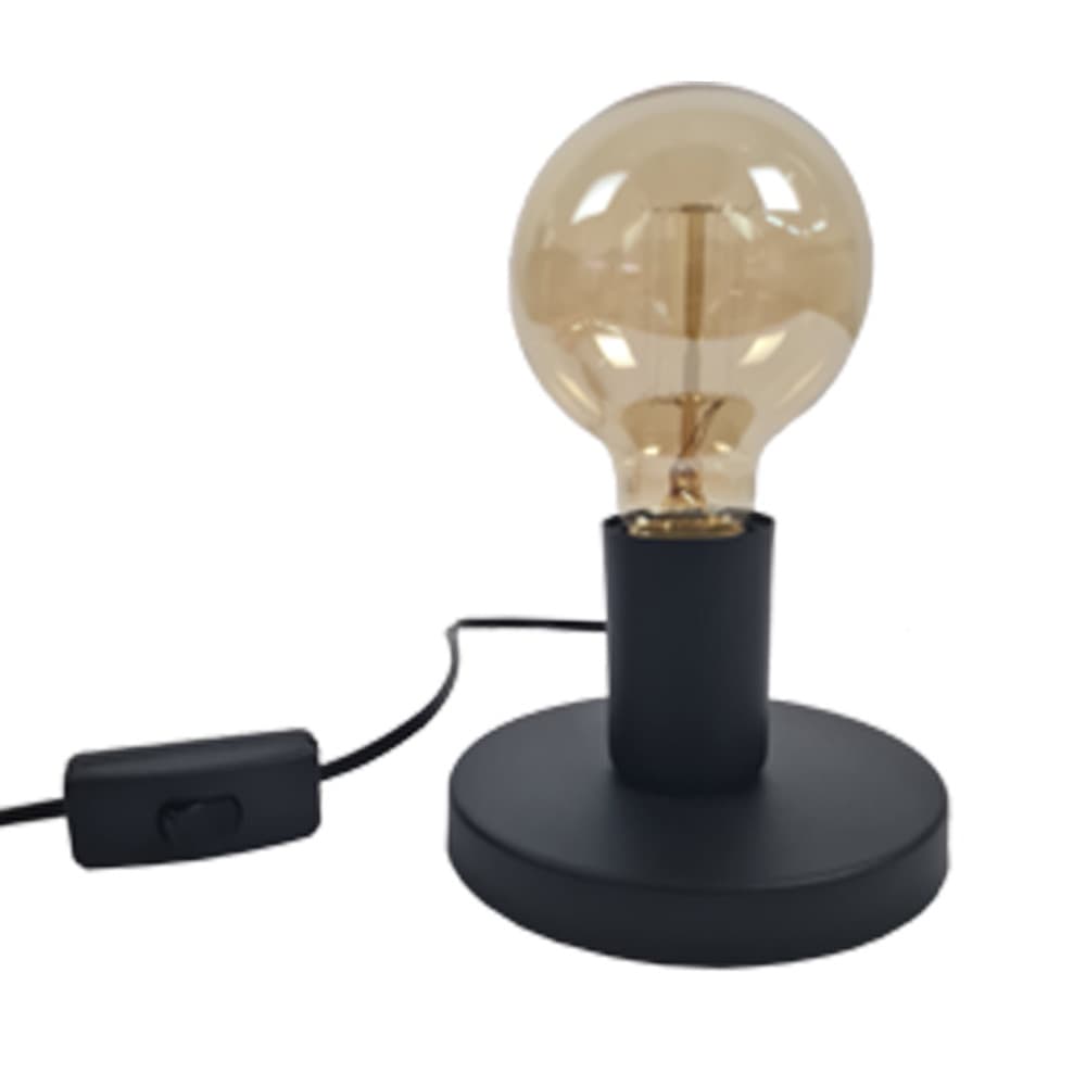 Luminária de mesa vintage Orion Skyshow - Mesa retro Industrial com bulbo amarelo