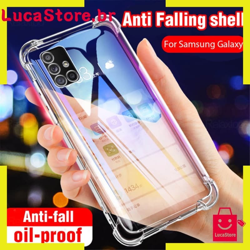 Capa Capinha Anti Shock Transparente Para Samsung Galaxy M21s/M23 5G/M31/M32/M33 5G/M51/M52 5G/M53 5G/M62