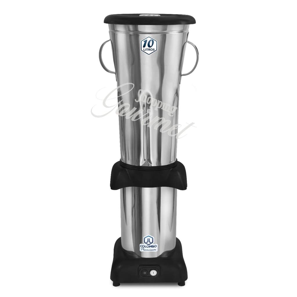 Liquidificador industrial 10 litros inox bivolt baixa rotação