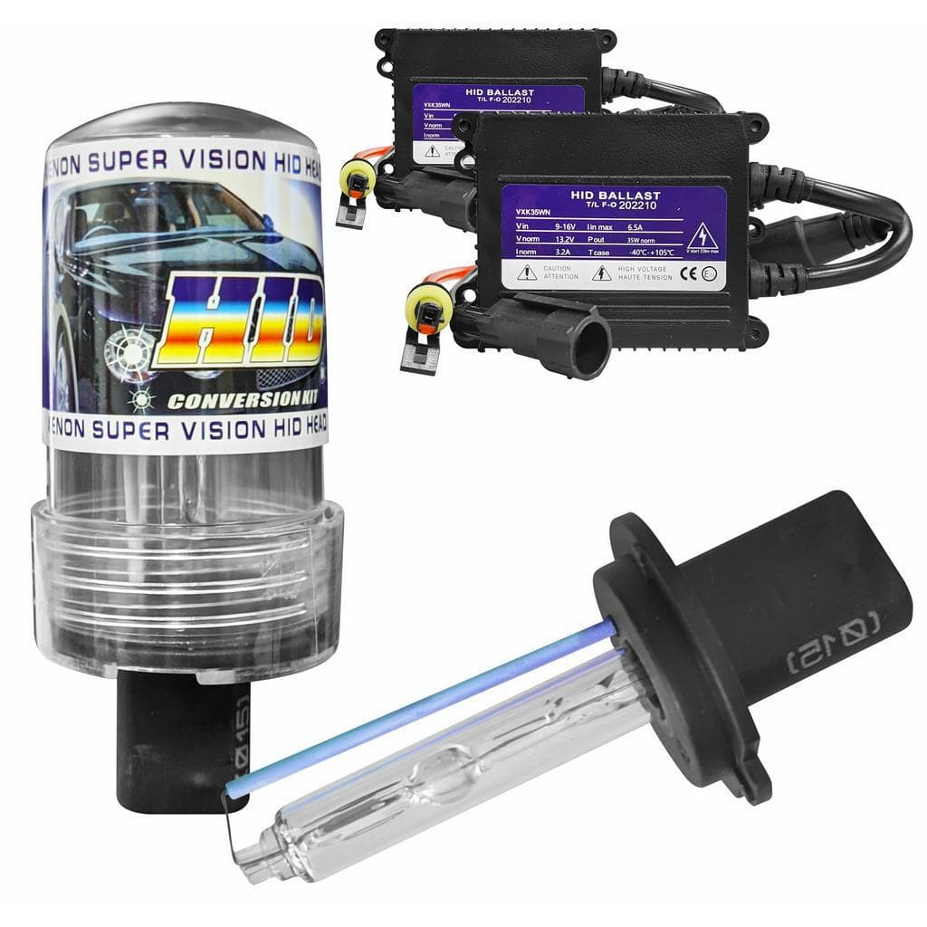 2pçs Xenon Kit 35W HID Luzes DC 12V H1 H3 H4 H7 H8 H11 H16 9005 9006 Hi-Low Beam 6K 8K 10K 12K