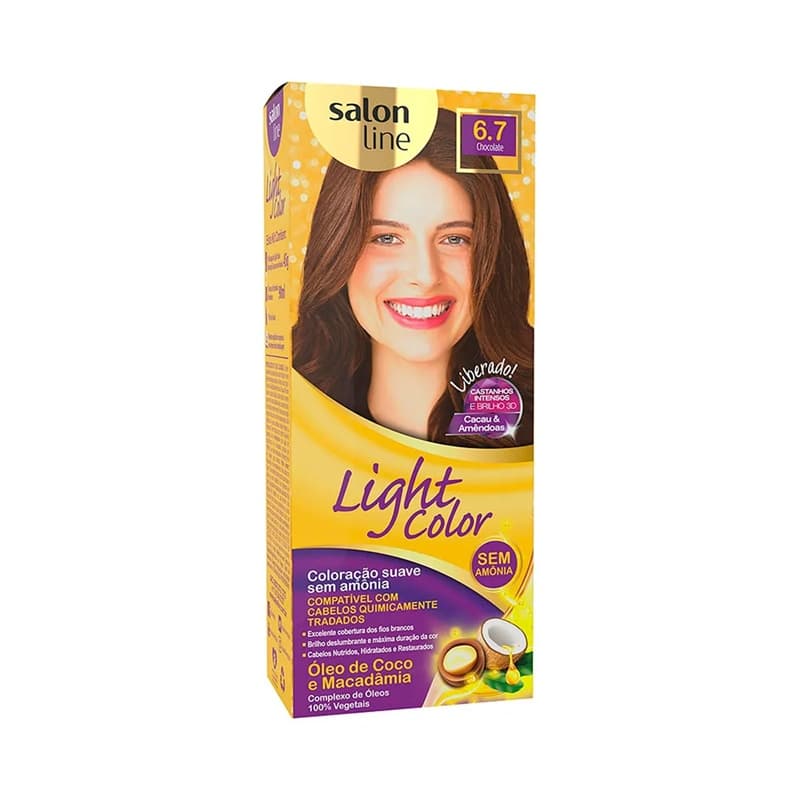 Tonalizante Light Color Salon Line Cor 6.7 Chocolate