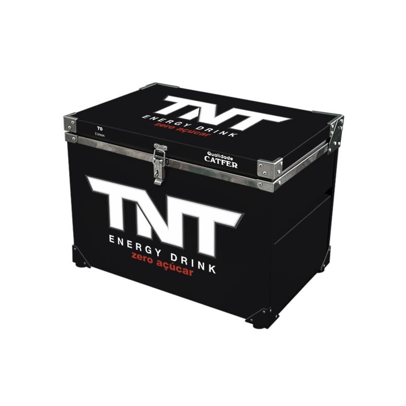 Caixa Térmica 70 Litros TNT Energy Drink Preta