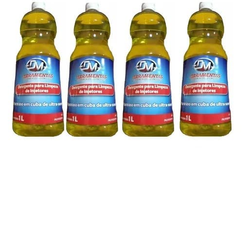 kIT 4 Detergentes Liquido Para Limpeza Por Ultrassom 1L