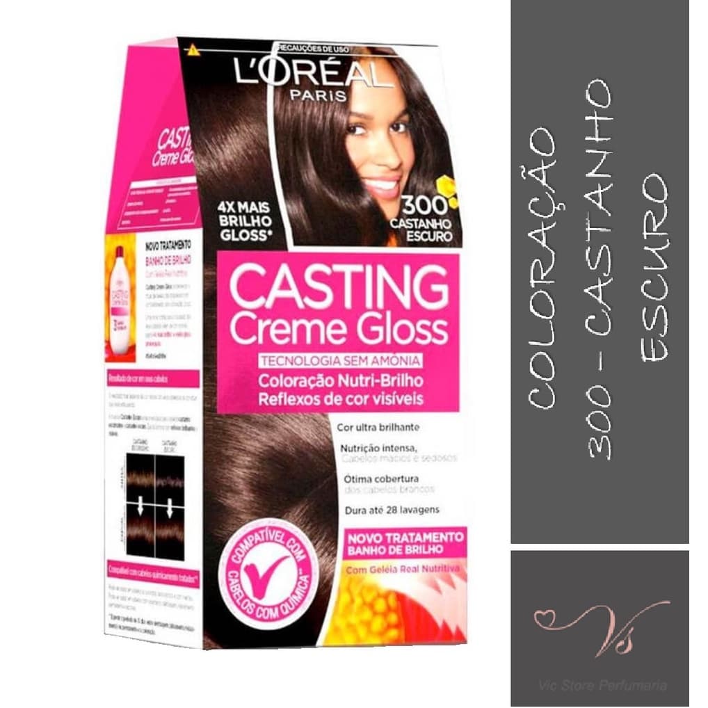 Tonalizante Casting Creme Gloss Castanho Escuro 300