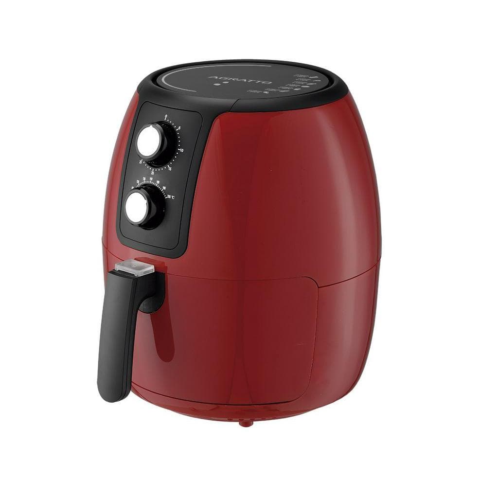 Fritadeira Elétrica Vermelha Agratto Supremma 3,6L - Fritadeira Sem Óleo