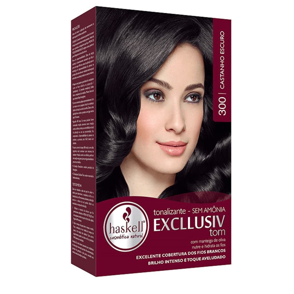 Tonalizante Haskell Excllusiv Tom - Castanho Escuro 300
