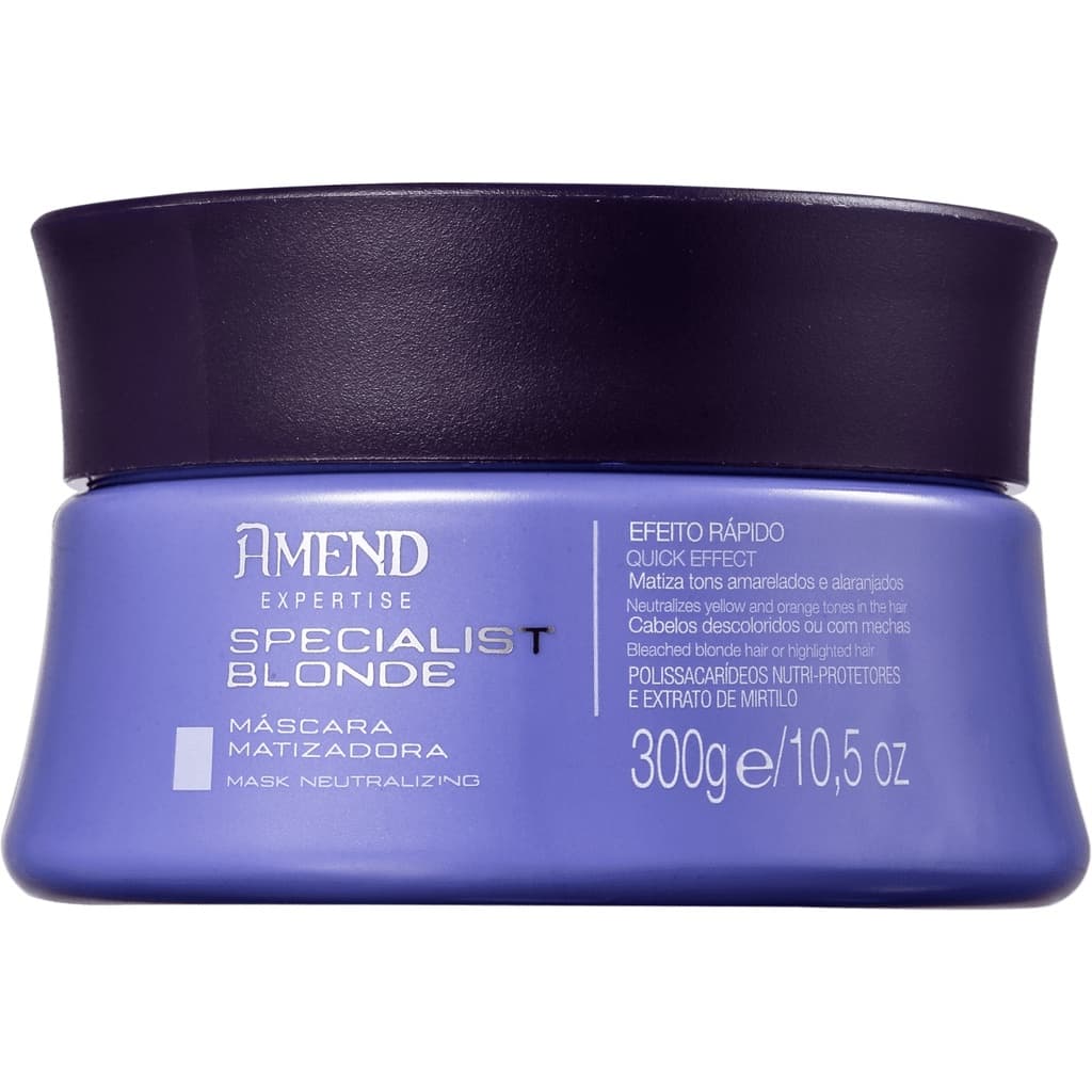 Máscara Matizadora Amend Specialist Blonde 300g