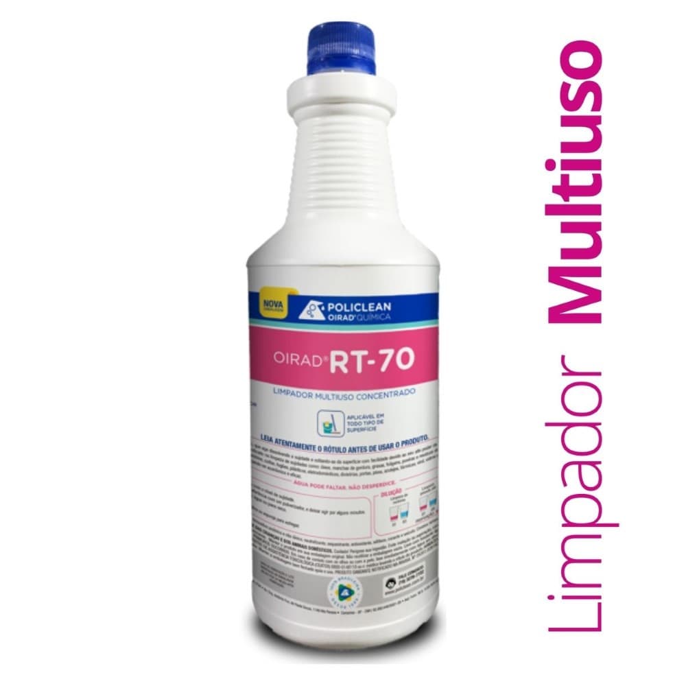 Oirad RT-70 - Multiuso Limpador Estofados Carpetes Sofás Colchões - Remove Gordura 1 Litro