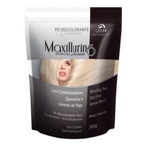 Pó Descolorante Queratina 300g Pó Azul Profissional - Efeito Rápido