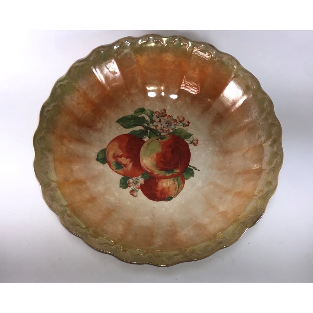 Tigela Em Faiança/porcelana Pintada A Mão - Anos 1930/40 - Antiguidade