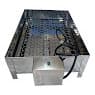 Marmiteiro Banho Maria Inox 12 Marmitas De Mesa 220v em aço inoxidável