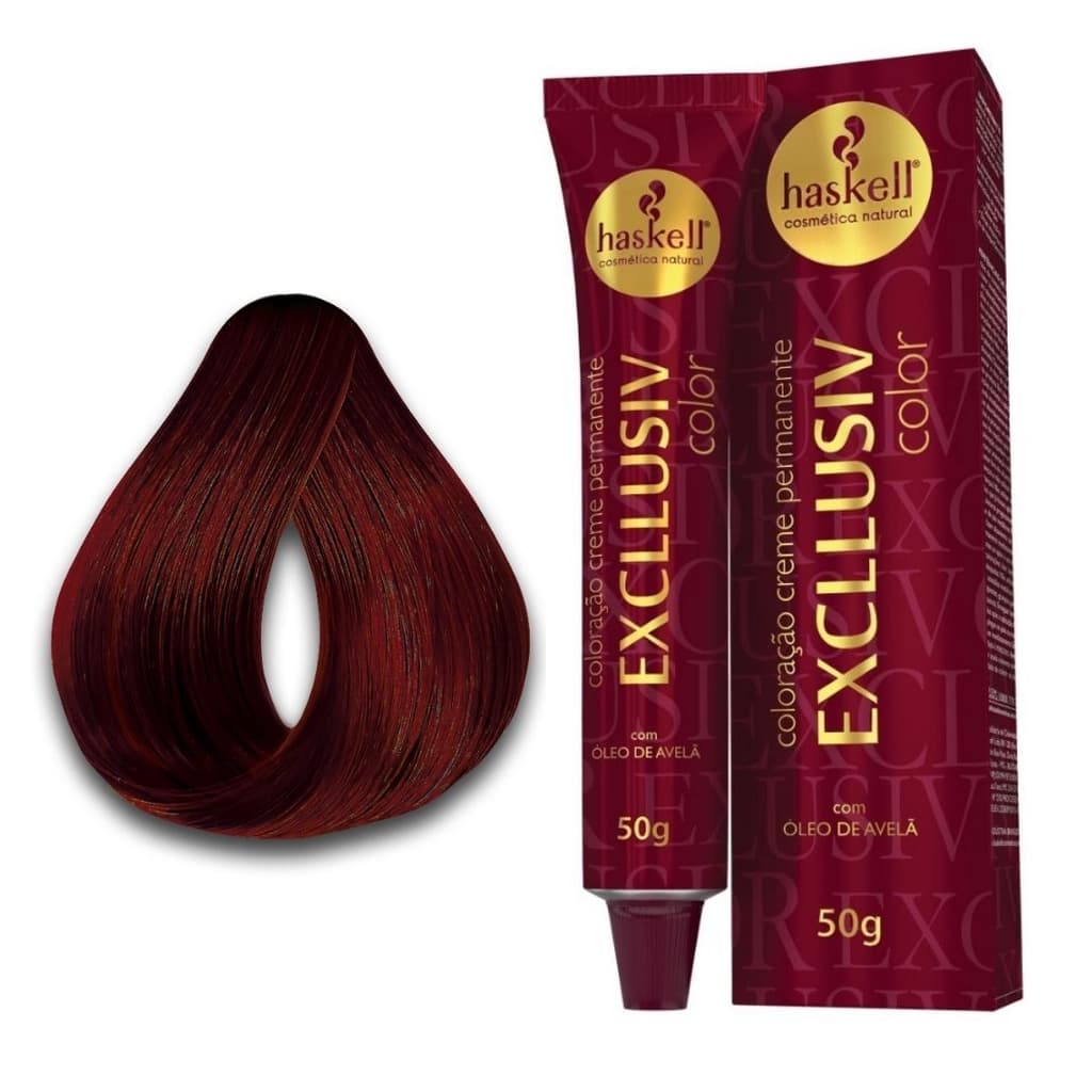 Coloração Haskell Excllusiv Color 66.46 Vermelho Especial Cereja 50g