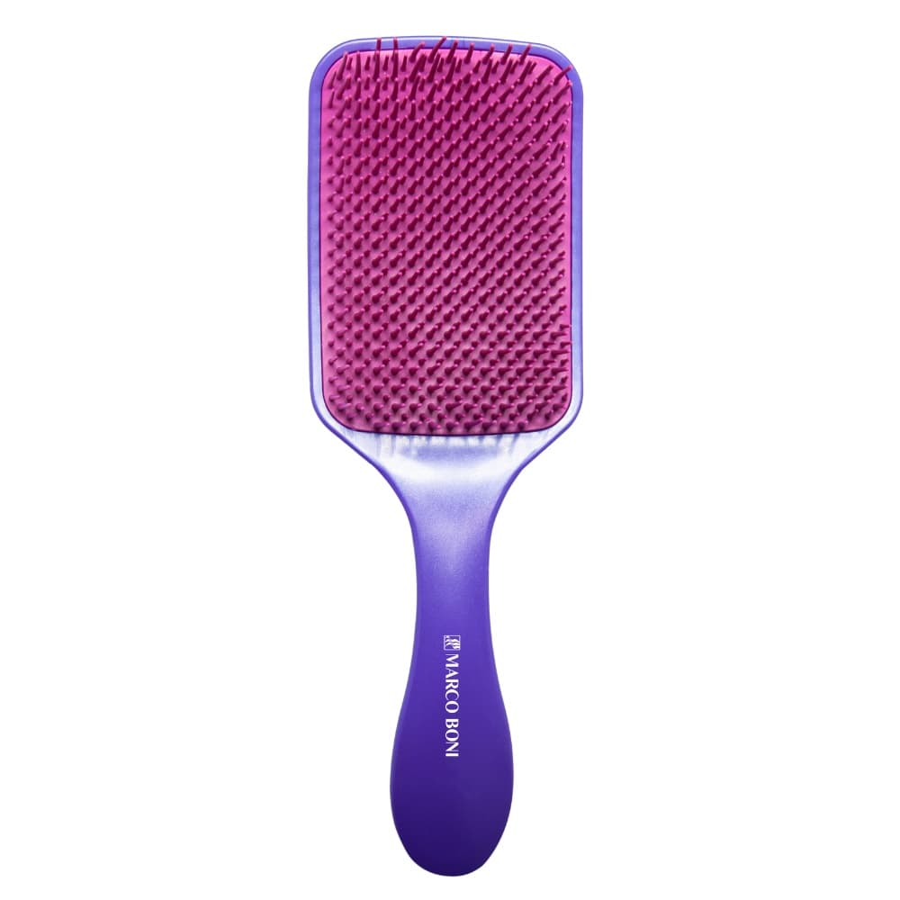 Escova De Cabelo Raquete Profissional Linha Free Flex Roxa