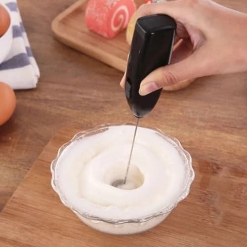Misturador Mini Mixer Elétrico Batedor Inox Café Chá Bebidas Milk Shake Multiuso UNiversal