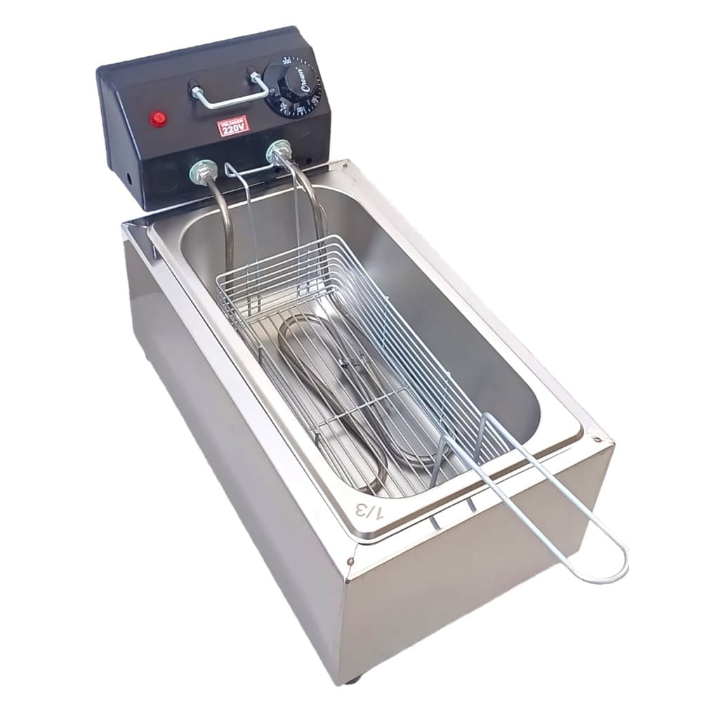 Fritadeira Elétrica  Quadrada 3 Litros inox  promoção ...