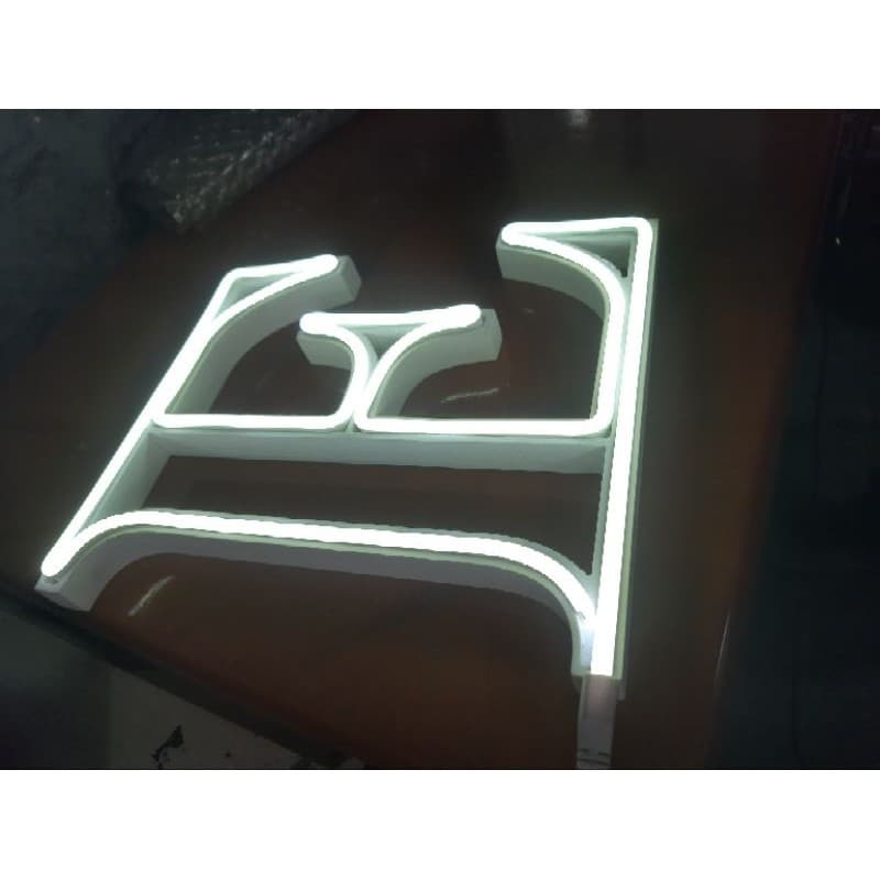 LETRA CAIXA COM LED, LETRA EM PVC COM APLICAÇÃO DE NEON, LOGO PERSONALIZADO COM NEON LED