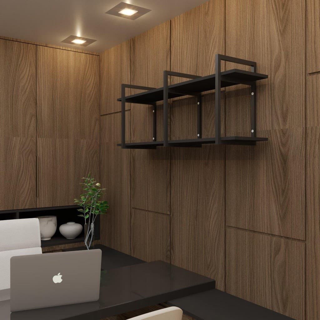 Prateleira estante estilo Industrial escritório prateleira para quarto prateleira para quarto prateleira para quarto E-Nichos