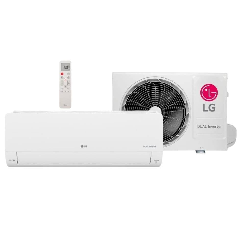 Ar condicionado split LG DUAL Inverter AI Voice 12000 BTUs Frio 220V S3-Q12JA31L branco
