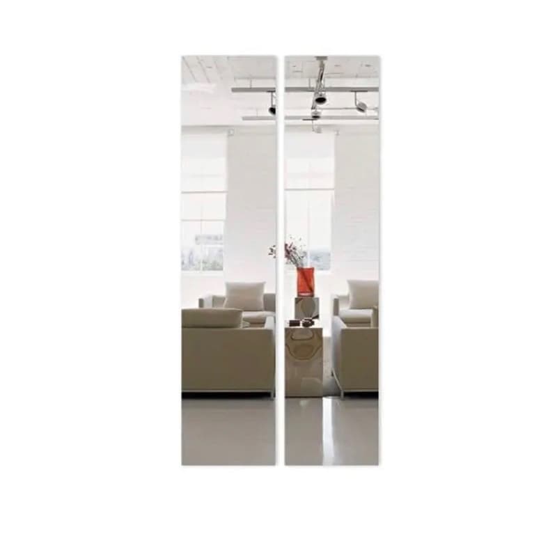 Kit 2 peças espelho decorativo 50x20 para sala e quarto