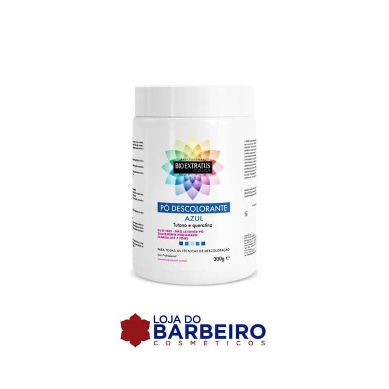 Pó Descolorante Azul Bio Extratus 300g Dust Free