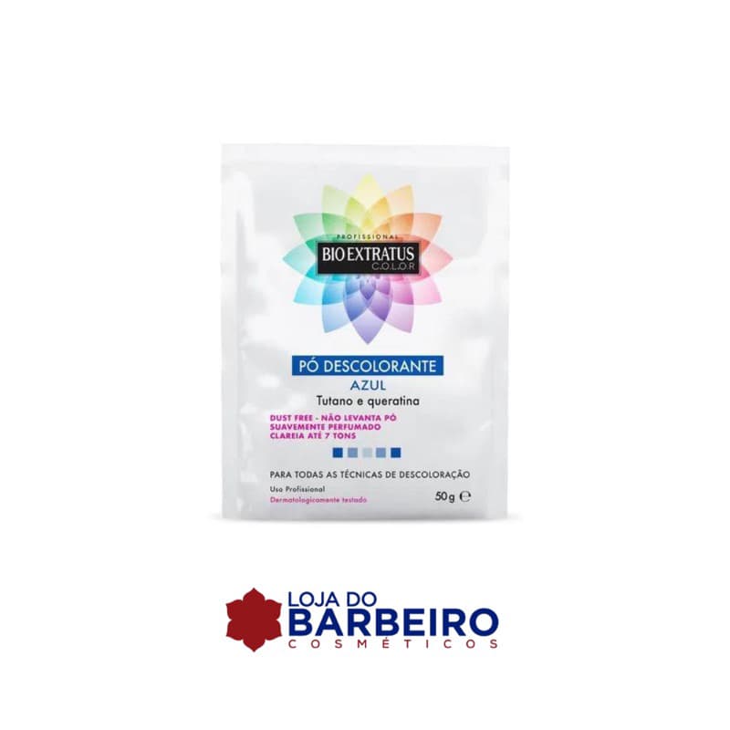Pó Descolorante Azul Bio Extratus 50g DUST FREE