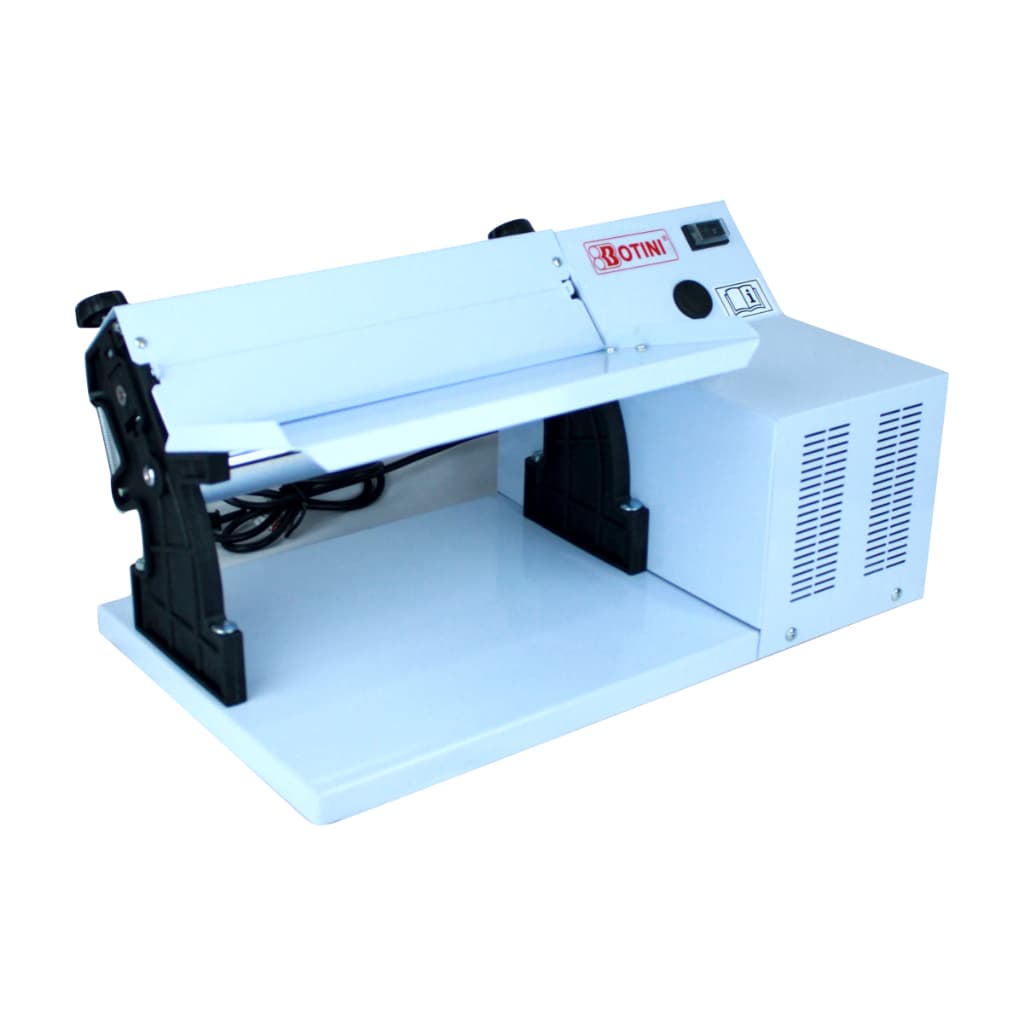 Cilindro abridor massa elétrico Botini para pastel, pão, pizza e salgados - máquina industrial branca