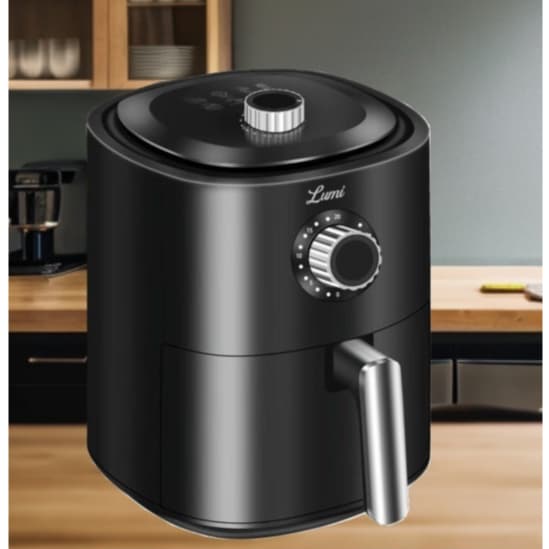 Fritadeira Eletrica Air Fryer Analógico 5,5 Litros 1450w  Sem Oleo Facil E Rapido