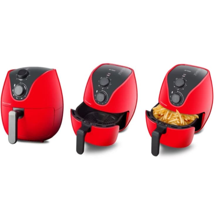 Fritadeira Elétrica Sem Óleo Multilaser Air Fryer 4l Vermelha