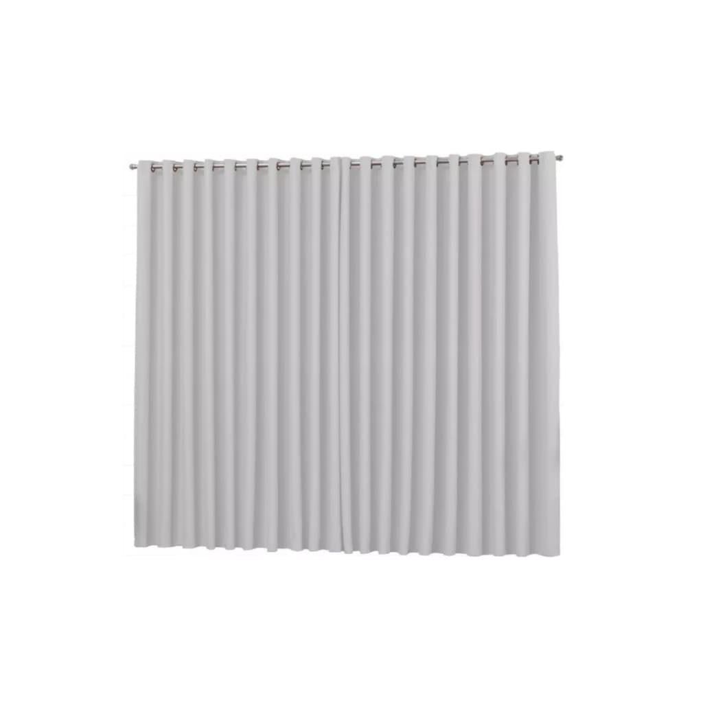 Cortina blecaute branca 2,80x1,80 para escritório, sala e quarto