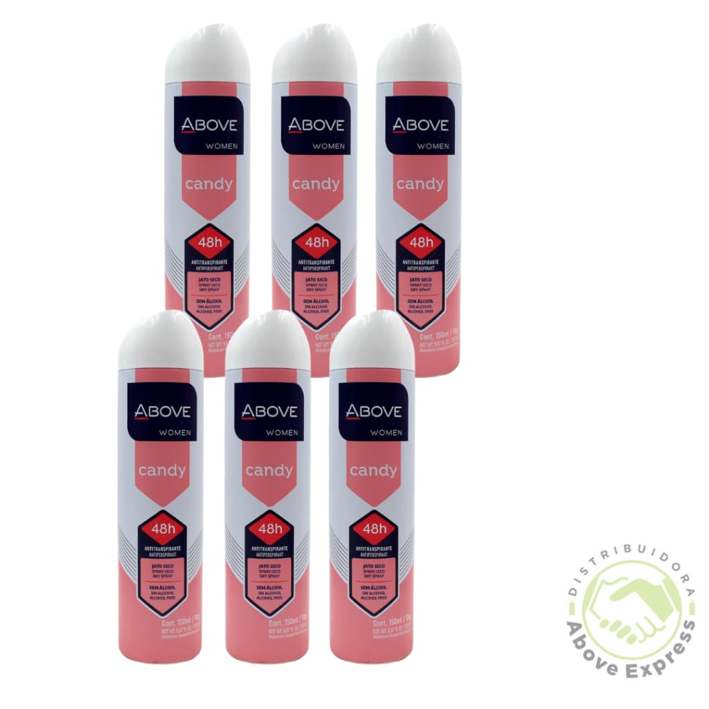 Desodorante Aerosol Above 150Ml Candy Women, Above 6 unidades