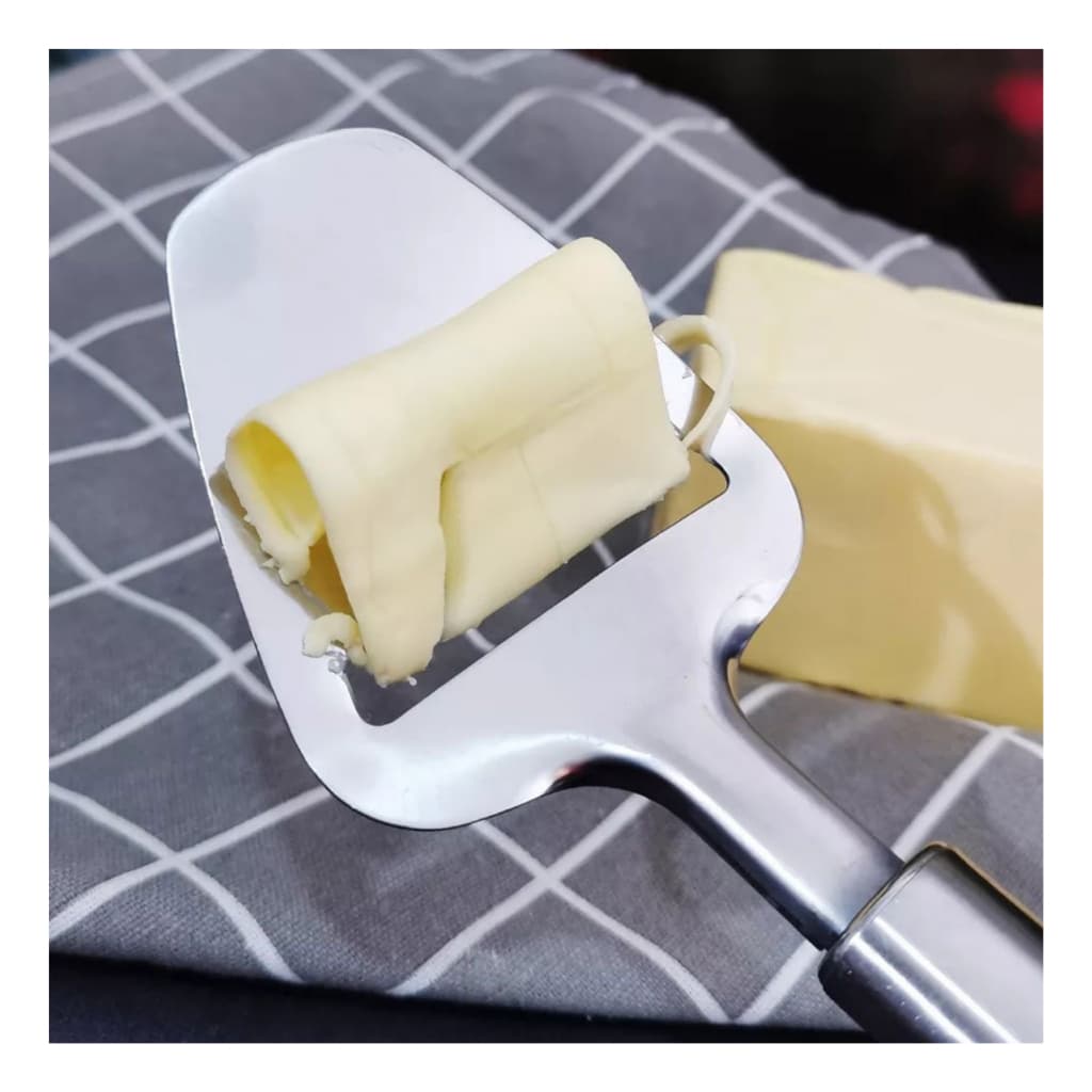 Cortador Queijo Manual Plaina Fatiador Queijos Aço Inox Fino Manual Aço inox Frios Presunto