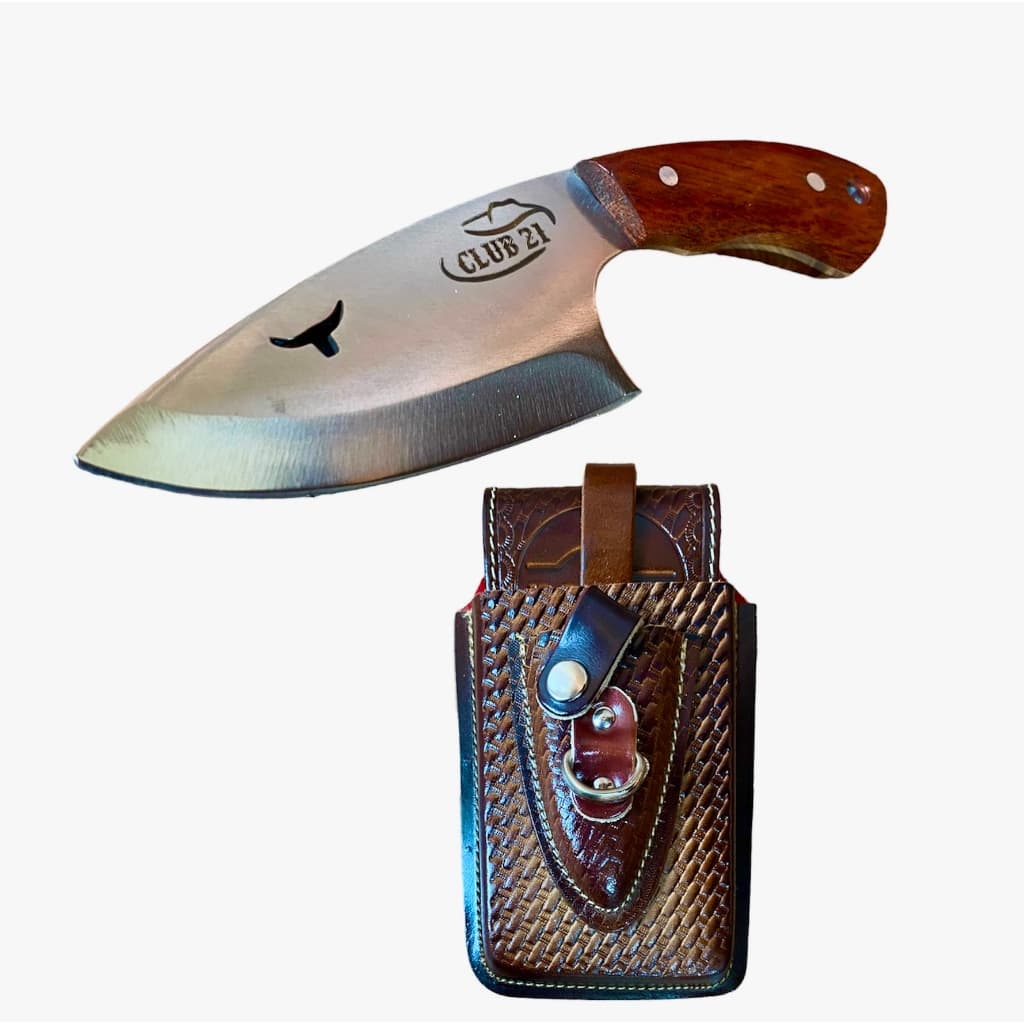 Faca Campeira Club21 com Celular e Canivete Inclusa