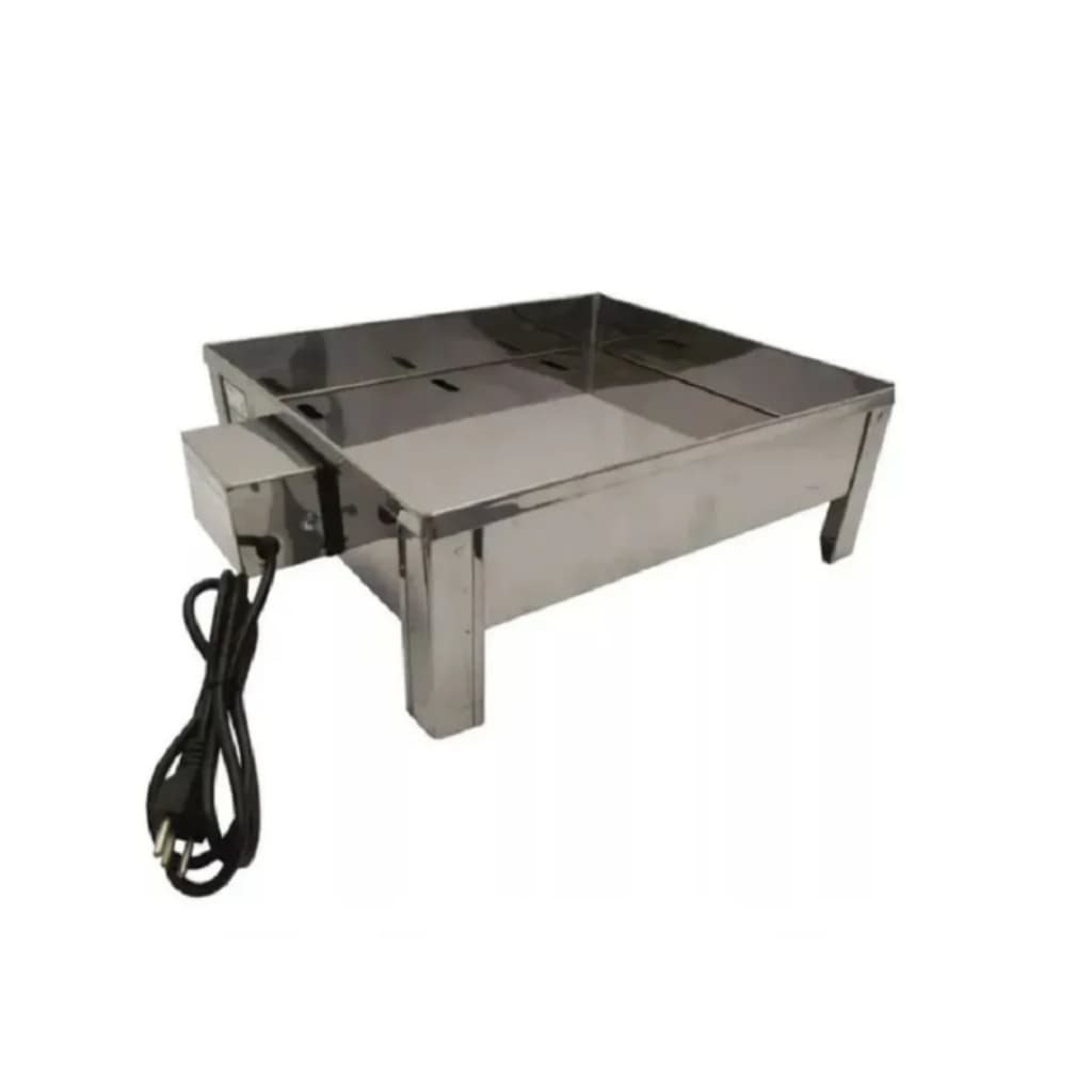 Marmiteiro de banho maria inox 12 marmitas mesa 110v-220v, aço inoxidável, 12 compartimentos, fundo branco