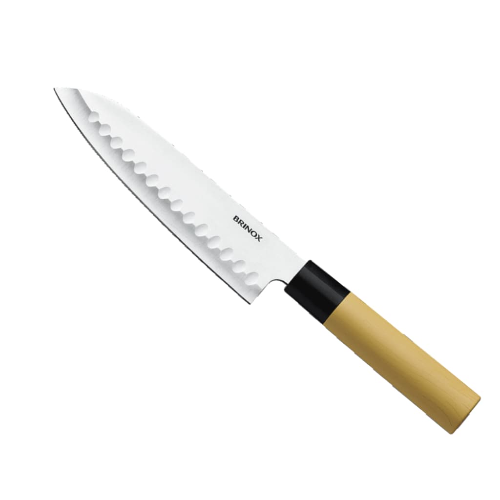 Faca Para Peixe E Legumes Brinox Samurai 7'' 30,5 cm Aço Inox