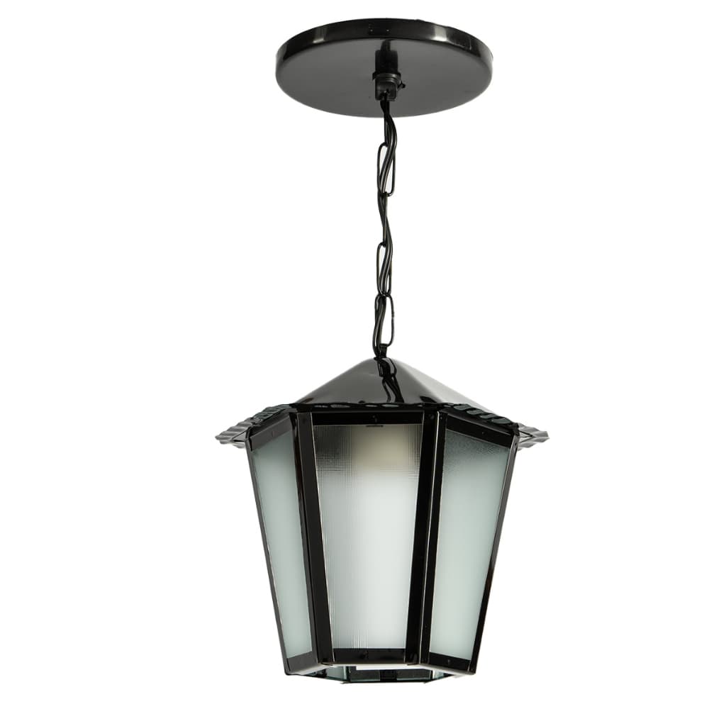 Luminária Lustre Arandela Colonial Sextavada de Teto Vidro Mini Boreal 11C
