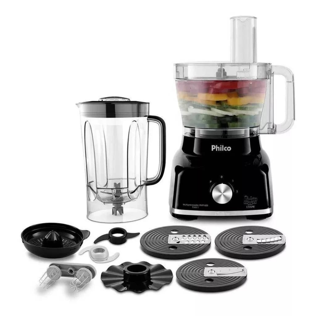 Multiprocessador Pmp1600p Preto 1700w Philco 110v