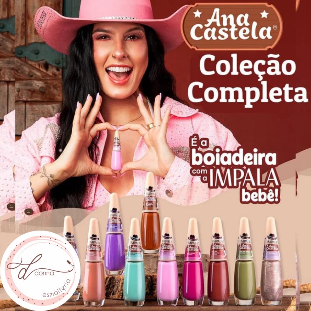 Esmalte Impala Coleção Ana Castela 7,5ml